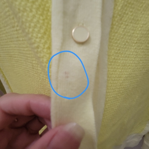 Tommy Hilfiger Butter Yellow Cardigan NWT Preppy Schoolgirl Cottagecore - Picture 5 of 9